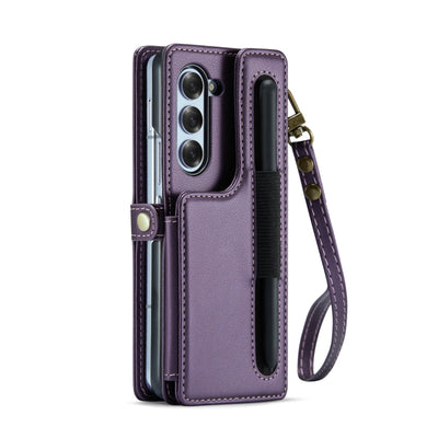 RFID Flip Leather Wallet Case For Samsung Z Fold 6