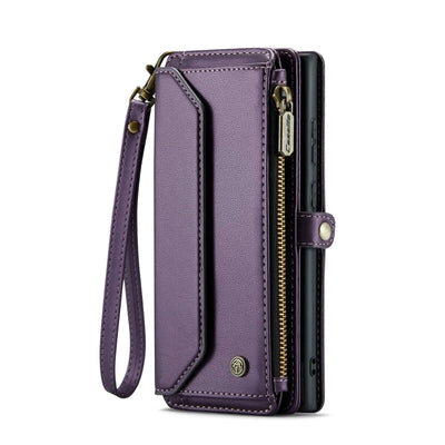 RFID Crossbody Leather Wallet Case For Samsung Galaxy Galaxy S20 FE / Purple CM20240918-03-Samsung S20 FE-Purple