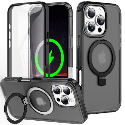 Protective Matte Phone Case With Kickstand